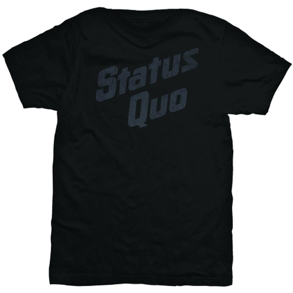 Status Quo - Vintage Retail Tshirt Homme - Noir